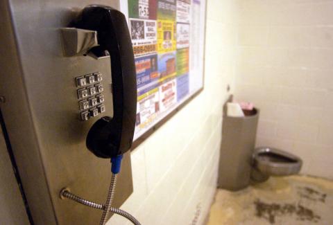 Phone in Jail Cell